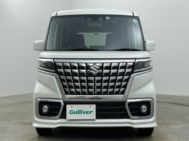 スペーシアカスタム ハイブリッドXSターボ 純正8インチナビ 両側パワスラ コーナーセンサー HUD ETC オートライト フォグランプ 前後ドラレコ ハーフレザーシート シートヒーター パドルシフト 追従クルコン LEDライト ステリモ(61枚目)