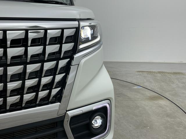 スペーシアカスタム ハイブリッドXSターボ 純正8インチナビ 両側パワスラ コーナーセンサー HUD ETC オートライト フォグランプ 前後ドラレコ ハーフレザーシート シートヒーター パドルシフト 追従クルコン LEDライト ステリモ(66枚目)