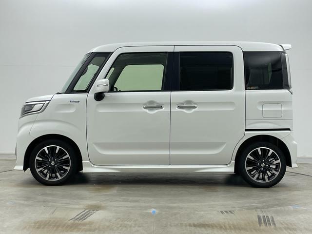 スペーシアカスタム ハイブリッドXSターボ 純正8インチナビ 両側パワスラ コーナーセンサー HUD ETC オートライト フォグランプ 前後ドラレコ ハーフレザーシート シートヒーター パドルシフト 追従クルコン LEDライト ステリモ(69枚目)