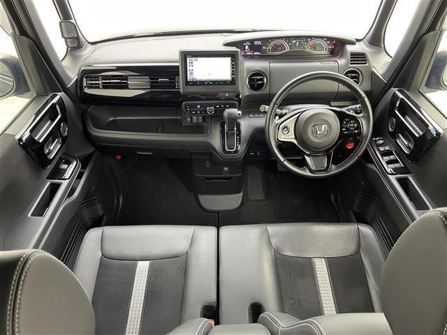 N-BOXカスタム Lターボ 純正ナビ バックカメラ 両側パワースライドドア モデューロアルミホイール 前後ドライブレコーダー シートヒーター ハーフレザーシート アダプティブクルーズコントロール ターボ LEDヘッドライト(12枚目)