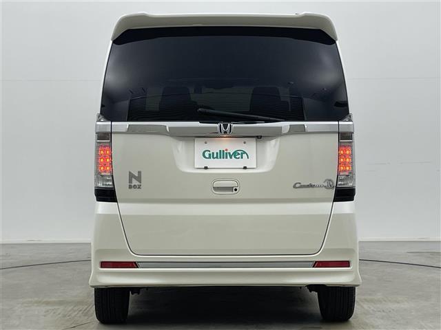 N-BOXカスタム G・ターボLパッケージ 純正ナビ 両側パワースライドドア クルーズコントロール バックカメラ ビルトインETC オートLEDヘッドライト 前後ドライブレコーダー 純正アルミホイール フルセグTV パドルシフト ハーフレザー(18枚目)