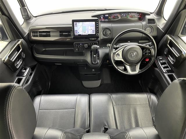 N-BOXカスタム G・Lターボホンダセンシング 純正8インチナビ レーダークルーズコントロール 両側パワースライドドア 衝突軽減ブレーキ ビルトインETC ハーフレザー バックカメラ ドライブレコーダー レーンキープアシスト オートLEDライト(12枚目)