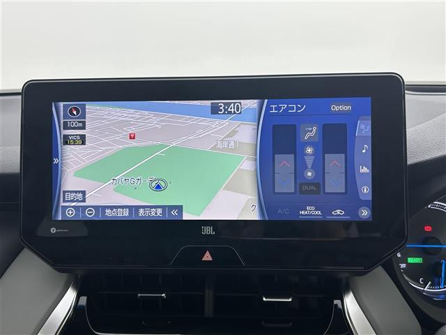 ハリアーハイブリッド Ｚ　モデリスタエアロ　ＪＢＬサウンド　純正１２．３インチナビ　デジタルインナーミラー　レーダークルーズコントロール　衝突軽減ブレーキシステム　パワーシート　ハーフレザーシート　ブラインドスポットモニター（5枚目）