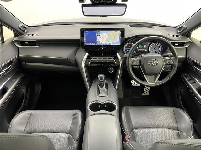 ハリアーハイブリッド Z レザーパッケージ 調光パノラマルーフ パノラミックビューモニター JBLサウンド ブラインドスポットモニター ヘッドアップディスプレイ ビルトインETC2.0 レーダークルーズコントロール デジタルインナーミラー(12枚目)
