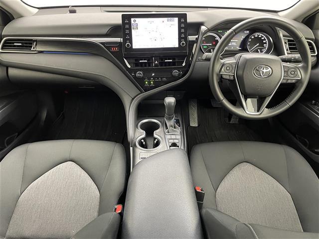 カムリ G モデリスタエアロ パノラミックビューモニター 純正9インチディスプレイオーディオ レーダークルーズコントロール ブラインドスポットモニター パワーシート 前後ドライブレコーダー 純正アルミ 衝突軽減(12枚目)