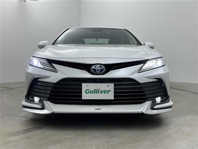 カムリ G モデリスタエアロ パノラミックビューモニター 純正9インチディスプレイオーディオ レーダークルーズコントロール ブラインドスポットモニター パワーシート 前後ドライブレコーダー 純正アルミ 衝突軽減(17枚目)