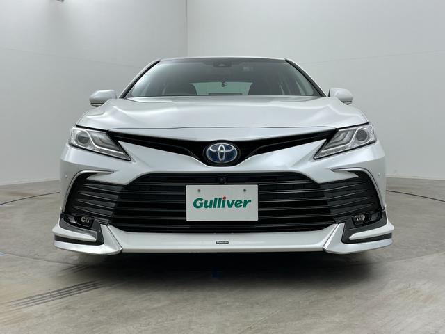 カムリ G モデリスタエアロ パノラミックビューモニター 純正9インチディスプレイオーディオ レーダークルーズコントロール ブラインドスポットモニター パワーシート 前後ドライブレコーダー 純正アルミ 衝突軽減(61枚目)