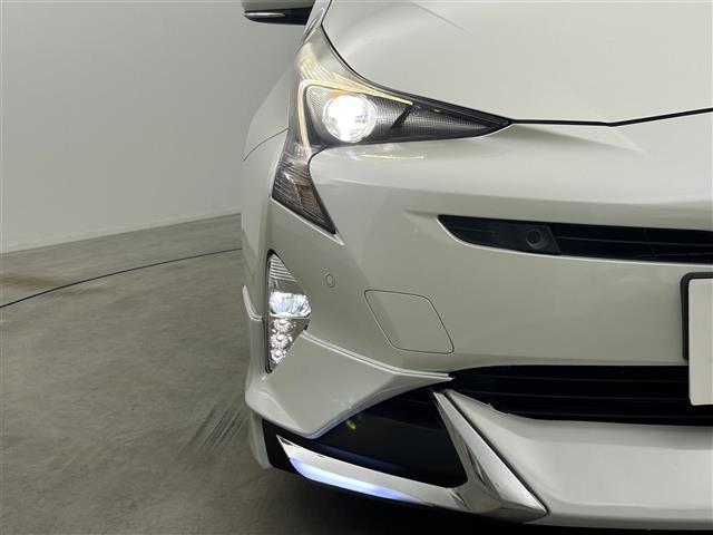 プリウス A 社外エアロ 純正ナビ バックカメラ アドバンスドパーク ヘッドアップディスプレイ トヨタセーフティーセンス ETC ドライブレコーダー 革巻きステアリング LEDヘッドライト フォグライト BSM(16枚目)