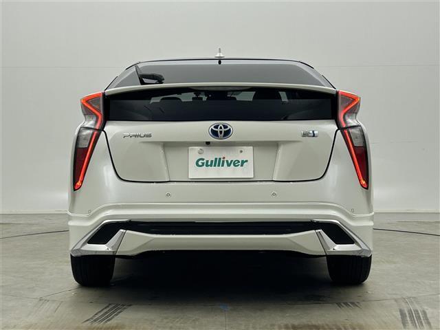 プリウス A 社外エアロ 純正ナビ バックカメラ アドバンスドパーク ヘッドアップディスプレイ トヨタセーフティーセンス ETC ドライブレコーダー 革巻きステアリング LEDヘッドライト フォグライト BSM(18枚目)