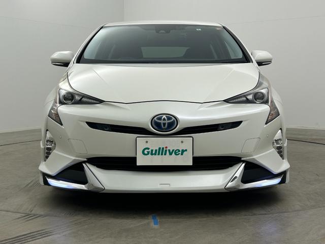 プリウス A 社外エアロ 純正ナビ バックカメラ アドバンスドパーク ヘッドアップディスプレイ トヨタセーフティーセンス ETC ドライブレコーダー 革巻きステアリング LEDヘッドライト フォグライト BSM(61枚目)