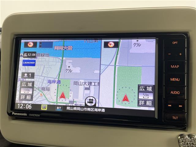 アルトラパン モード 純正ナビ 全方位カメラ LEDヘッドライト シートヒーター ETC USB アイドリングストップ フォグランプ ドラレコ 衝突軽減ブレーキ レーンアシスト Bluetooth カーテンエアバッグ(2枚目)