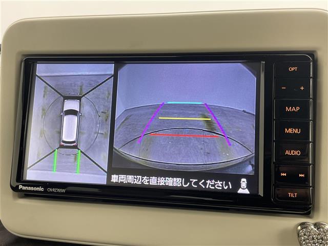 アルトラパン モード 純正ナビ 全方位カメラ LEDヘッドライト シートヒーター ETC USB アイドリングストップ フォグランプ ドラレコ 衝突軽減ブレーキ レーンアシスト Bluetooth カーテンエアバッグ(3枚目)