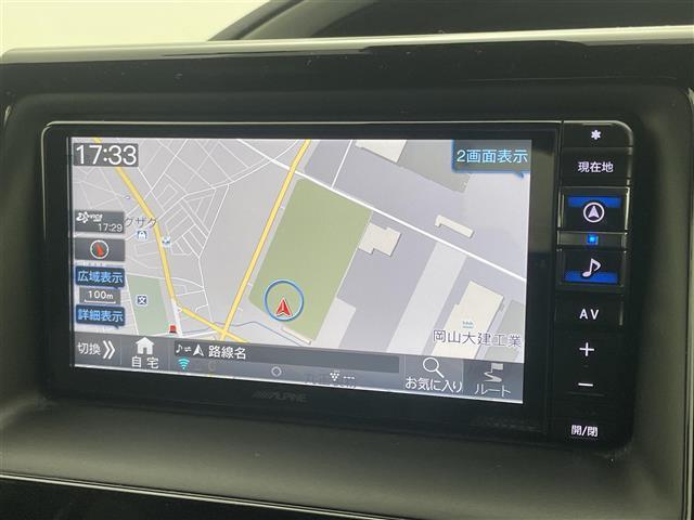 ヴォクシー ZS 煌III アルパインナビ アルパイン後席モニター 両側パワスラ ハーフレザーシート コーナーセンサー 前後ドラレコ LEDヘッドライト オートハイビーム フォグランプ ビルトインETC クルコン 純正アルミ(4枚目)