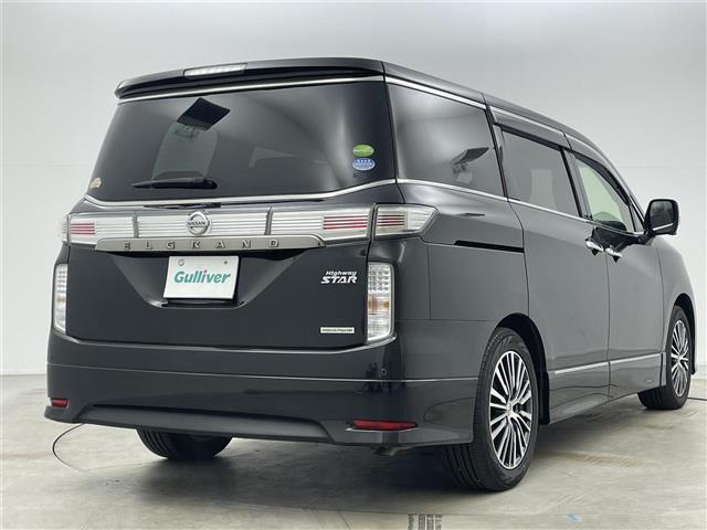 エルグランド 250ハイウェイスターS 純正ナビ 全方位カメラ 両側パワスラ 電動リアゲート 前後ドラレコ ハーフレザーシート コーナーセンサー LEDヘッドライト オートライト クルーズコントロール ビルトインETC オットマン スペアキ(19枚目)