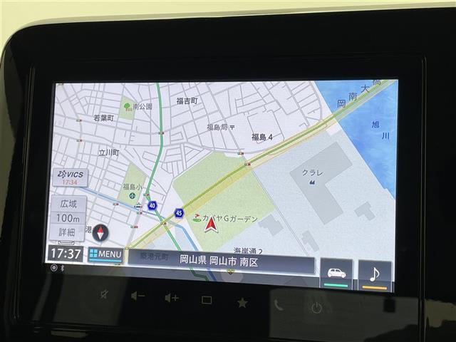 スペーシアカスタム ハイブリッドＸＳ　純正９インチナビ　全方位カメラ　両側パワースライド　ドライブレコーダー　追従型クルーズコントロール　シートヒーター　ステアリングヒーター　オートブレーキホールド　衝突軽減ブレーキ　ハーフレザーシート（2枚目）