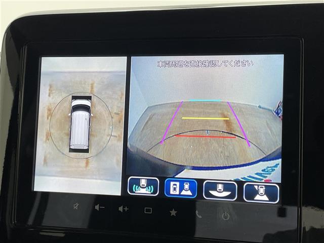 スペーシアカスタム ハイブリッドＸＳ　純正９インチナビ　全方位カメラ　両側パワースライド　ドライブレコーダー　追従型クルーズコントロール　シートヒーター　ステアリングヒーター　オートブレーキホールド　衝突軽減ブレーキ　ハーフレザーシート（3枚目）