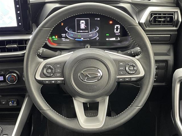 ロッキー プレミアムＧ　ＨＥＶ　純正９インチナビ　パノラマモニター　ドライブレコーダー　ＬＥＤライト　レーダークルーズコントロール　シートヒーター　ハーフレザーシート　プッシュスタート　オートライト　地デジＴＶ　衝突軽減ブレーキ（7枚目）