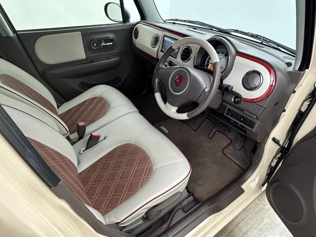 アルトラパン X ナビ スマートキー プッシュスタート フルセグTV Bluetooth CD DVD ビルトインETC HIDヘッドライト オートライト アイドリングストップ ショコラ専用シート 純正フロアマット(51枚目)