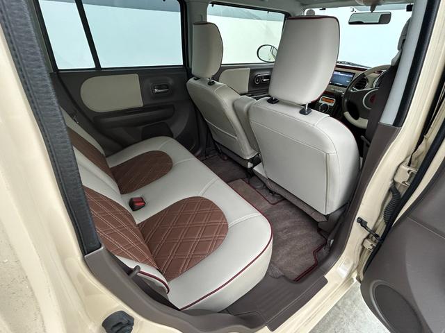 アルトラパン X ナビ スマートキー プッシュスタート フルセグTV Bluetooth CD DVD ビルトインETC HIDヘッドライト オートライト アイドリングストップ ショコラ専用シート 純正フロアマット(53枚目)