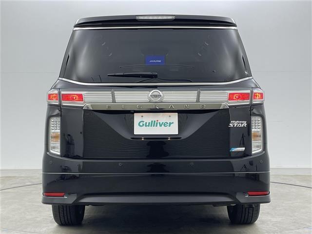 エルグランド ２５０ハイウェイスターアーバンクロム　社外ナビ　１０．２型フリップダウンモニター　両側電動スライドドア　ＨＩＤヘッドライト　バックカメラ　フルセグ　Ｂｌｕｅｔｏｏｔｈ　コーナーセンサー　スマートキー　ＣＤ／ＤＶＤ再生　純正アルミホイール（18枚目）