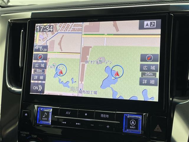 ヴェルファイア ２．５Ｚ　Ｇエディション　アルパイン１１インチナビ　サンルーフ　１２．８インチフリップダウンモニター　１００Ｖ電源　両側パワースライドドア　レーダークルーズコントロール　衝突軽減ブレーキ　デジタルインナーミラー　シートヒーター（4枚目）