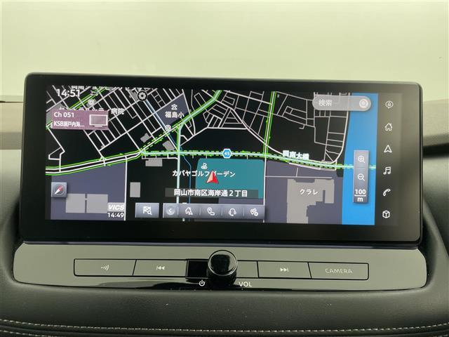 エクストレイル X 純正12.3インチナビ アラウンドビューモニター プロパイロット ルーフレール パワーシート シートメモリー 純正前後ドラレコ コーナーセンサー LEDヘッドライト オートライト デジタルインナーミラ(2枚目)