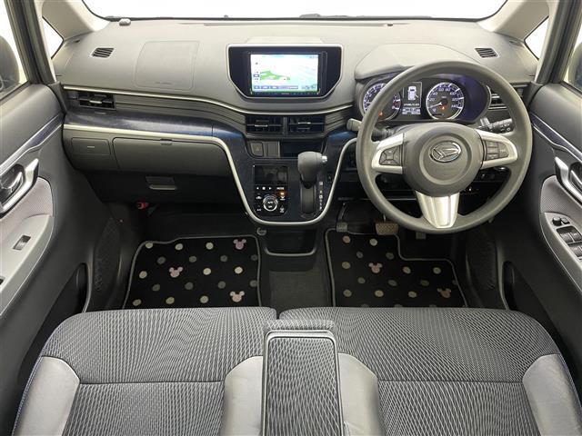 ムーヴ カスタム　Ｘ　ハイパーＳＡ　ナビ　バックカメラ　ＬＥＤヘッドライト　スマートキー　ＥＴＣ　ＴＶ　ＣＤ　プッシュスタート　純正フロアマット　純正アルミホイール　オートライト　スペアキー　アイドリングストップ　フォグランプ　禁煙車（12枚目）