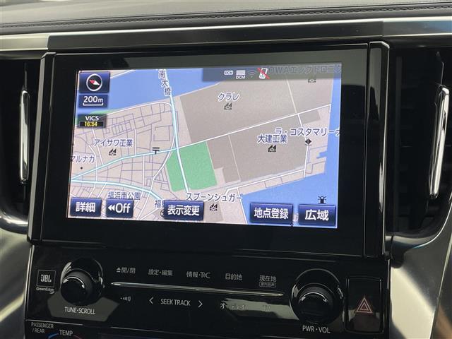 アルファード 2.5S Cパッケージ サンルーフJBLサウンド フリップダウンモニター 純正ナビ パノラマミックビューモニター デジタルインナーミラー 合皮シート パワーシート ベンチレーション ステアリングヒーター パワーバックドア(4枚目)