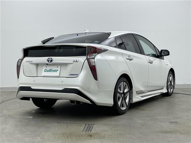 プリウス Aツーリングセレクション モデリスタエアロ 純正ナビ バックカメラ 合皮シート シートヒーター HUD パーキングアシスト ドライブレコーダー ETC トヨタセーフティーセンス BSM 純正アルミ 純正フロアマット クルコン(19枚目)