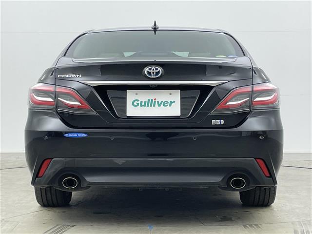 クラウンハイブリッド S Cパッケージ 純正8インチナビ パノラマミックビューモニター レザーシートパッケージ レザーシート ベンチレーション ステアリングヒーター トヨタセーフティーセンス ドライブレコーダー ETC2.0 パドルシフト(17枚目)