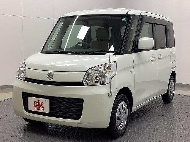 スペーシア G 両側スライドドア スマートキー アイドリングストップ 電動格納ミラー ベンチシート CVT 盗難防止システム ABS CD ミュージックプレイヤー接続可 衝突安全ボディ エアコン パワーステアリング(10枚目)