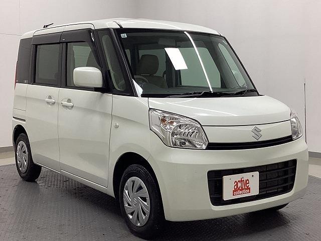 スペーシア G 両側スライドドア スマートキー アイドリングストップ 電動格納ミラー ベンチシート CVT 盗難防止システム ABS CD ミュージックプレイヤー接続可 衝突安全ボディ エアコン パワーステアリング(12枚目)