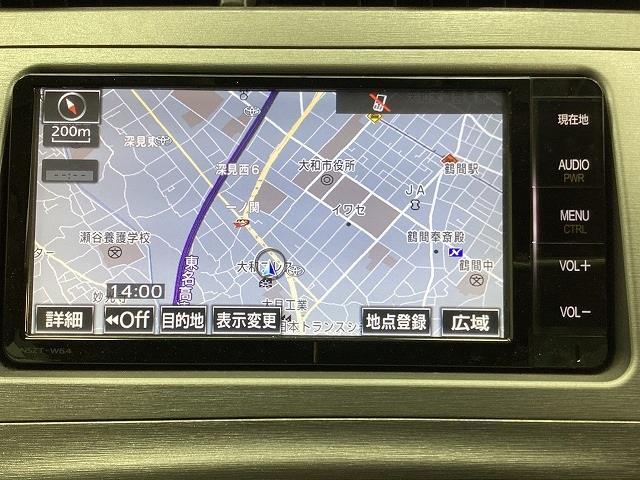 プリウス S ETC バックカメラ ナビ TV アルミホイール HID CVT スマートキー 電動格納ミラー 盗難防止システム CD Bluetooth 衝突安全ボディ ABS ESC エアコン パワーステアリング(6枚目)