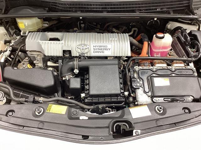 プリウス S ETC バックカメラ ナビ TV アルミホイール HID CVT スマートキー 電動格納ミラー 盗難防止システム CD Bluetooth 衝突安全ボディ ABS ESC エアコン パワーステアリング(26枚目)