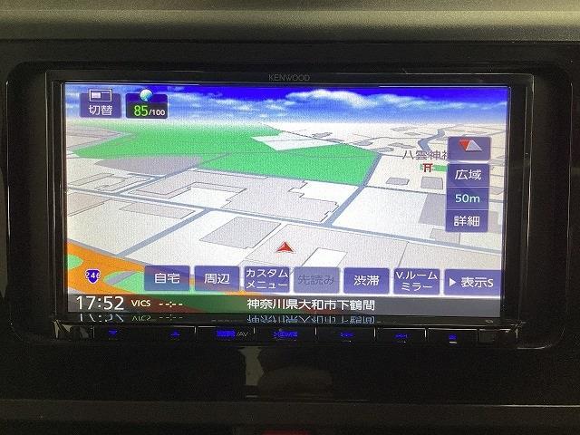 ルーミー Ｘ　ドライブレコーダー　ＥＴＣ　バックカメラ　ナビ　ＴＶ　両側スライド・片側電動　クリアランスソナー　衝突被害軽減システム　オートライト　スマートキー　アイドリングストップ　電動格納ミラー　フルフラット（4枚目）