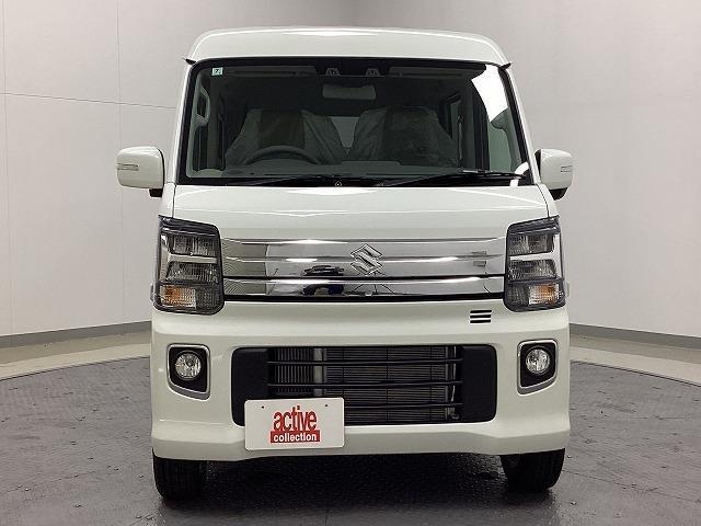 エブリイワゴン ＰＺターボ　両側スライド・片側電動　クリアランスソナー　レーンアシスト　衝突被害軽減システム　オートライト　ＬＥＤヘッドランプ　スマートキー　アイドリングストップ　電動格納ミラー　シートヒーター　ベンチシート（12枚目）