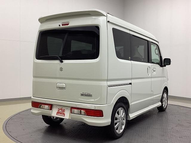 エブリイワゴン ＰＺターボ　両側スライド・片側電動　クリアランスソナー　レーンアシスト　衝突被害軽減システム　オートライト　ＬＥＤヘッドランプ　スマートキー　アイドリングストップ　電動格納ミラー　シートヒーター　ベンチシート（16枚目）