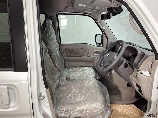 エブリイワゴン ＰＺターボ　両側スライド・片側電動　クリアランスソナー　レーンアシスト　衝突被害軽減システム　オートライト　ＬＥＤヘッドランプ　スマートキー　アイドリングストップ　電動格納ミラー　シートヒーター　ベンチシート（31枚目）