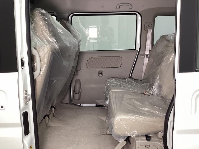 エブリイワゴン ＰＺターボ　両側スライド・片側電動　クリアランスソナー　レーンアシスト　衝突被害軽減システム　オートライト　ＬＥＤヘッドランプ　スマートキー　アイドリングストップ　電動格納ミラー　シートヒーター　ベンチシート（48枚目）