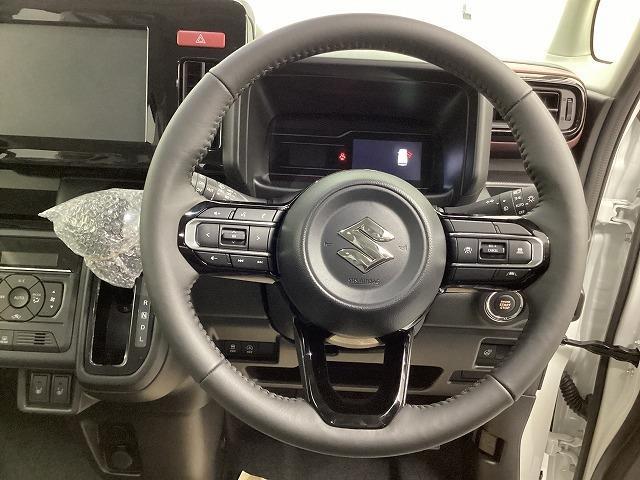 スペーシアカスタム ハイブリッドＸＳ　両側電動スライドドア　クリアランスソナー　オートクルーズコントロール　レーンアシスト　衝突被害軽減システム　オートライト　ＬＥＤヘッドランプ　スマートキー　アイドリングストップ　電動格納ミラー（3枚目）