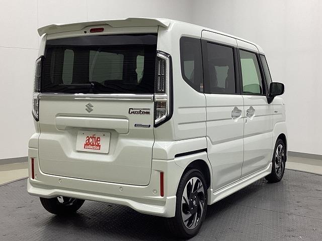 スペーシアカスタム ハイブリッドＸＳターボ　両側電動スライドドア　クリアランスソナー　オートクルーズコントロール　レーンアシスト　衝突被害軽減システム　オートライト　ＬＥＤヘッドランプ　スマートキー　アイドリングストップ　電動格納ミラー（15枚目）