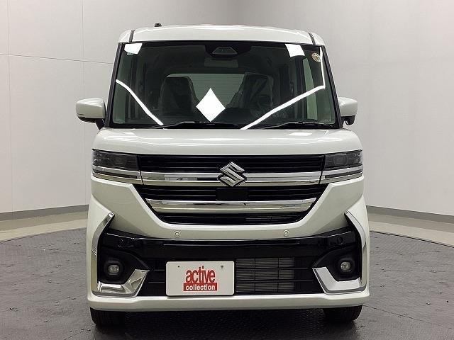 スペーシアカスタム ハイブリッドＸＳターボ　両側電動スライドドア　クリアランスソナー　オートクルーズコントロール　レーンアシスト　衝突被害軽減システム　オートライト　ＬＥＤヘッドランプ　スマートキー　アイドリングストップ　電動格納ミラー（13枚目）