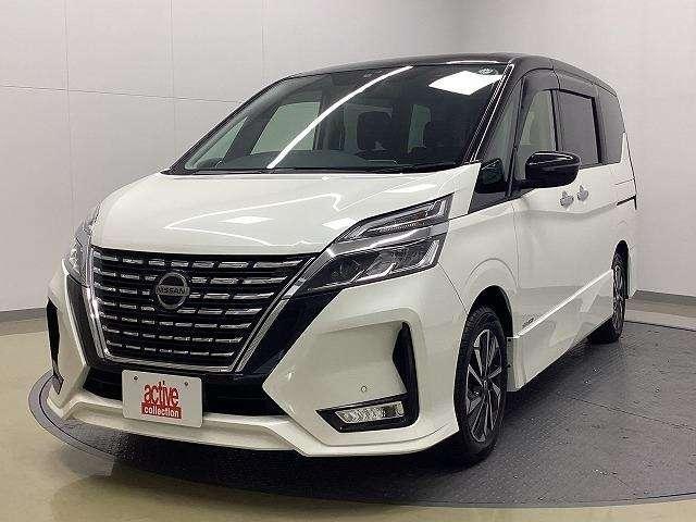 セレナ ハイウェイスターＶ　エマージェンシーブレーキ　両側パワースライドドア　純正ナビ　ＴＶ　バックモニター（37枚目）