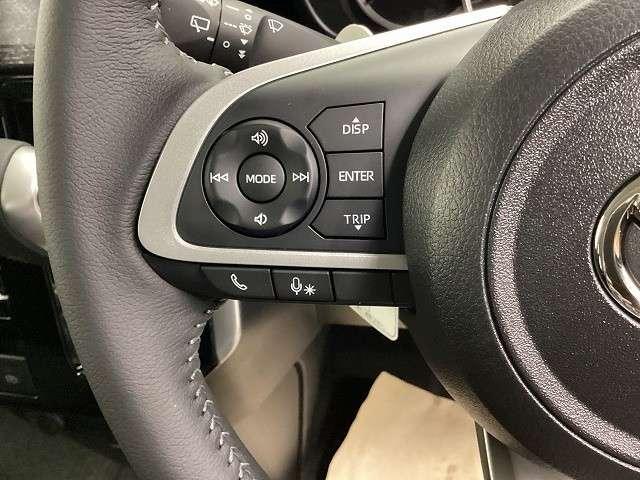 ルーミー カスタムＧ　登録済未使用車　スマートアシスト　両側パワースライドドア　９インチディスプレイオーディオ　ＴＶ　バックカメラ　純正１４インチＡＷ　フォグライト　パーキングセンサー　クルーズコントロール　スマートキー（28枚目）