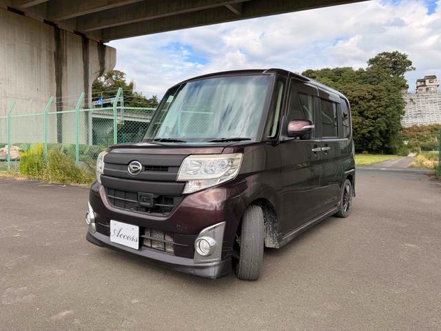 タント カスタムＸ　スマートセレクションＳＡ　ＥＴＣ　バックカメラ　両側スライド・片側電動　ナビ　ＴＶ　衝突被害軽減システム　オートライト　ＬＥＤヘッドランプ　スマートキー　アイドリングストップ　電動格納ミラー　ベンチシート　ＣＶＴ　ローダウン（12枚目）