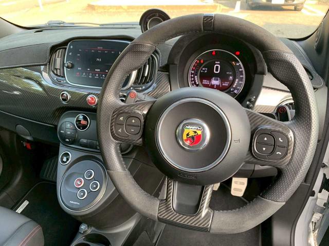アバルト５９５Ｃ エッセエッセ　ＨＫＳ　ＶＩＩＴＳサス　Ｄミラー　電動ルーフ　純正ＤＡ（5枚目）