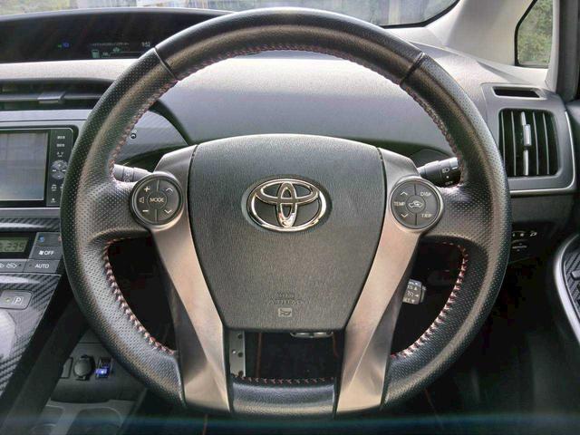 プリウス Ｓツーリングセレクション・Ｇ’ｓ　純正ナビ　ＴＶ　ＥＴＣ　クルーズコントロール　Ｂカメラ　Ｇｓ専用１８インチアルミ　ＬＥＤＢＥＡＭ（11枚目）