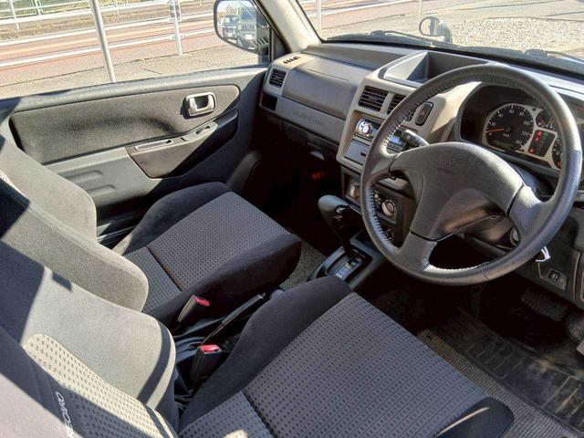 パジェロミニ VR-S ターボ 純正RECARO製シート 純正フロント・サイドスポイラー 背面ハードカバー(4枚目)