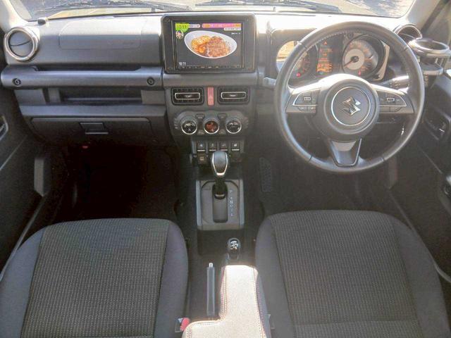 ジムニー ＸＣ　リフトアップ　ルーフラック　リアラダー　ブロックタイヤ　社外アルミ　純正８インチナビ　ＴＶ（11枚目）