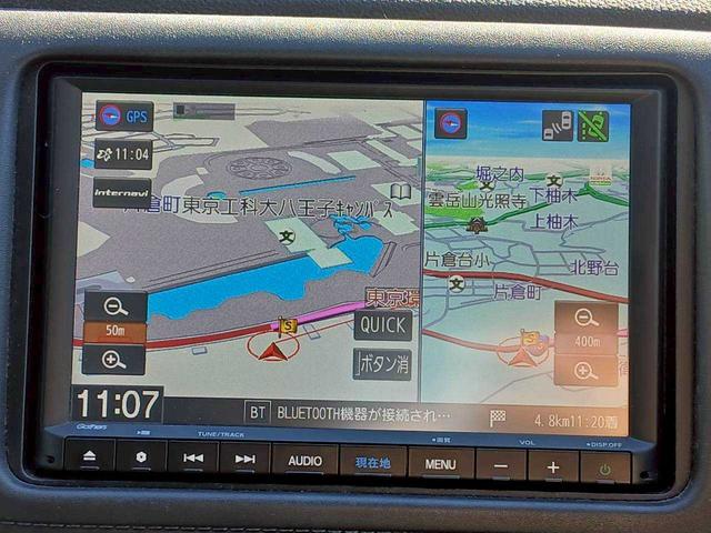 ヴェゼル ハイブリッドＺ・ホンダセンシング　純正８インチナビ／フルセグＴＶ／バックカメラ／衝突軽減ブレーキ／レーダークルーズコントロール／ハーフレザー／ワンオーナー（14枚目）